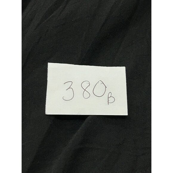 Ace Fashion Black Embroidered Fringe Handkerchief Hem Dress One Size Boho Chic - Picture 9 of 10